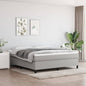 JUNG Vida Boxspringbettgestell Hellgrau 180x200 cm Stoff