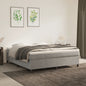 JUNG Vida Boxspringbettgestell Hellgrau 180x200 cm Samt