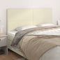 JUNG Vida Kopfteil Creme 180x5x118/128 cm Kunstleder