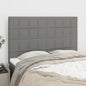 JUNG Vida Kopfteil Dunkelgrau 144 x 5 x 118/128 cm Stoff