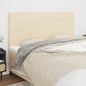 JUNG Vida Kopfteil Creme 200 x 5 x 118/128 cm Stoff