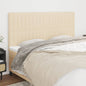 JUNG Vida Kopfteil Creme 200 x 5 x 118/128 cm Stoff