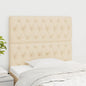 JUNG Vida Kopfteil Creme 90x7x118/128 cm Stoff