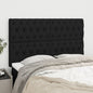 JUNG Vida Kopfteil Schwarz 144x7x118/128 cm Stoff