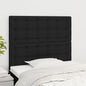 JUNG Vida Kopfteil Schwarz 80x5x118/128 cm Stoff