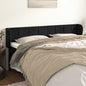 JUNG Vida Kopfteil mit Ohren Schwarz 183x23x78/88 cm Samt