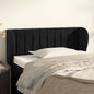 JUNG Vida Kopfteil mit Ohren Schwarz 103x23x78/88 cm Samt