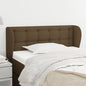 JUNG Vida Kopfteil mit Ohren Dunkelbraun 83x23x78/88 cm Stoff