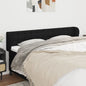 JUNG Vida Kopfteil mit Ohren Schwarz 163x23x78/88 cm Stoff