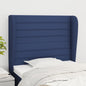 JUNG Vida Kopfteil mit Ohren Blau 103x23x118/128 cm Stoff
