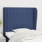 JUNG Vida Kopfteil mit Ohren Blau 93x23x118/128 cm Stoff