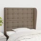 JUNG Vida Kopfteil mit Ohren Taupe 83x23x118/128 cm Stoff