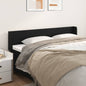 JUNG Vida Kopfteil mit Ohren Schwarz 203x16x78/88 cm Kunstleder