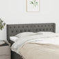 JUNG Vida Kopfteil mit Ohren Dunkelgrau 147x16x78/88 cm Stoff