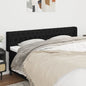 JUNG Vida Kopfteil mit Ohren Schwarz 203x16x78/88 cm Stoff