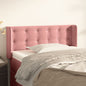 JUNG Vida Kopfteil mit Ohren Rosa 103x16x78/88 cm Samt