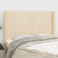 JUNG Vida Kopfteil mit Ohren Creme 147x16x118/128 cm Stoff