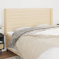 JUNG Vida Kopfteil mit Ohren Creme 183x16x118/128 cm Stoff