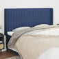 JUNG Vida Kopfteil mit Ohren Blau 203x16x118/128 cm Stoff