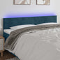 JUNG Vida LED Kopfteil Dunkelblau 160x5x78/88 cm Samt