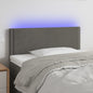 JUNG Vida LED Kopfteil Dunkelgrau 90x5x78/88 cm Samt