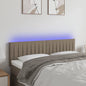 JUNG Vida LED Kopfteil Taupe 144x5x78/88 cm Stoff