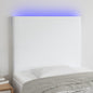 JUNG Vida LED Kopfteil Weiß 90x5x118/128 cm Kunstleder