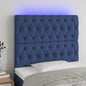 JUNG Vida LED Kopfteil Blau 100x7x118/128 cm Stoff