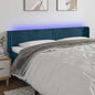 JUNG Vida LED Kopfteil Dunkelblau 203x16x78/88 cm Samt
