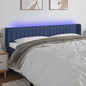 JUNG Vida LED Kopfteil Blau 163x16x78/88 cm Stoff