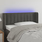 JUNG Vida LED Kopfteil Dunkelgrau 103x16x78/88 cm Samt