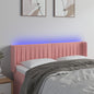 JUNG Vida LED Kopfteil Rosa 147x16x78/88 cm Samt