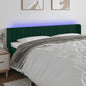 JUNG Vida LED Kopfteil Dunkelgrün 183x16x78/88 cm Samt