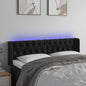 JUNG Vida LED Kopfteil Schwarz 163x16x78/88 cm Samt