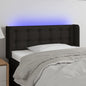 JUNG Vida LED Kopfteil Schwarz 103x16x78/88 cm Stoff