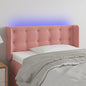 JUNG Vida LED Kopfteil Rosa 93x16x78/88 cm Samt
