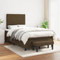 JUNG Vida Boxspringbett mit Matratze Dunkelbraun 120x200 cm Stoff