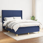 JUNG Vida Boxspringbett mit Matratze Blau 140x200 cm Stoff
