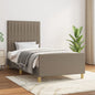 JUNG Vida Bettgestell ohne Matratze Taupe 90x190 cm Stoff