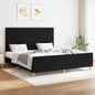 JUNG Vida Bettgestell ohne Matratze Schwarz 160x200 cm Stoff