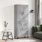 JUNG Vida Highboard Betongrau 69,5x34x180 cm Holzwerkstoff
