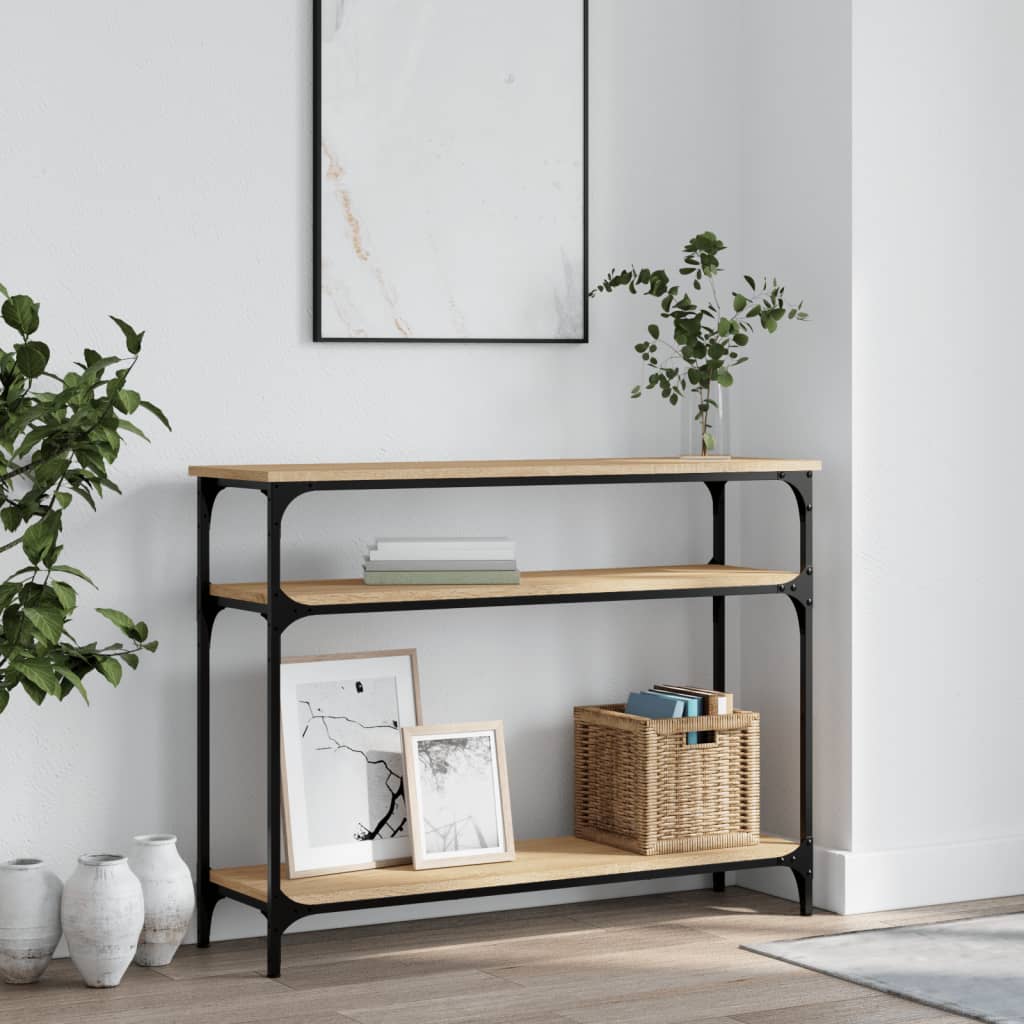 JUNG Vida Konsolentisch Sonoma-Eiche 100x29x75 cm Holzwerkstoff