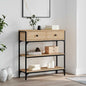 JUNG Vida Konsolentisch Sonoma-Eiche 72,5x25x75 cm Holzwerkstoff