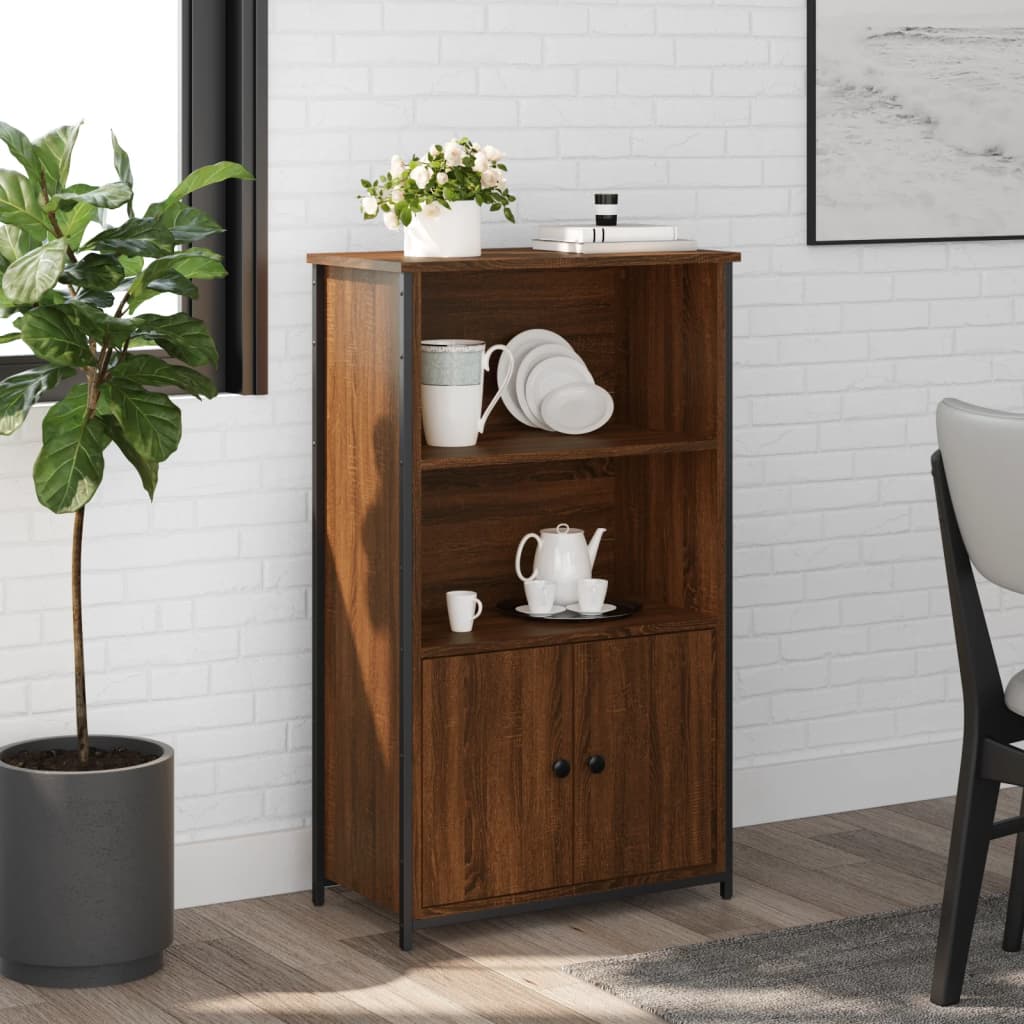 JUNG Vida Highboard Braun Eichen-Optik 62x32x103,5 cm Holzwerkstoff