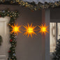 JUNG Vida LED-Weihnachtssterne 3 Stk. Faltbar Gelb
