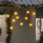 JUNG Vida LED-Weihnachtsstern mit 10 LEDs Gelb 10 cm
