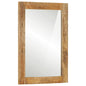 JUNG Vida Badspiegel 50x70x2,5 cm Massivholz Mango und Glas
