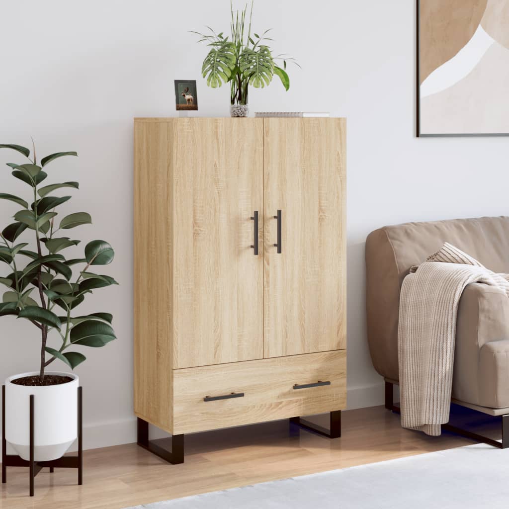 JUNG Vida Highboard Sonoma-Eiche 69,5x31x115 cm Holzwerkstoff