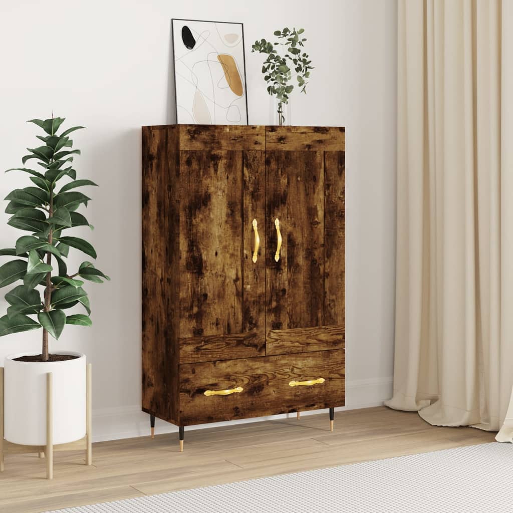 JUNG Vida Highboard Räuchereiche 69,5x31x115 cm Holzwerkstoff