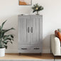JUNG Vida Highboard Grau Sonoma 69,5x31x115 cm Holzwerkstoff